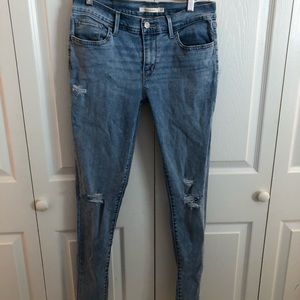 ripped jeans levi's